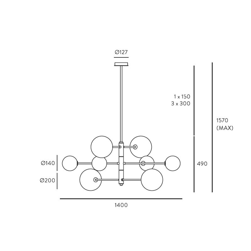 ATOM COLGANTE 8